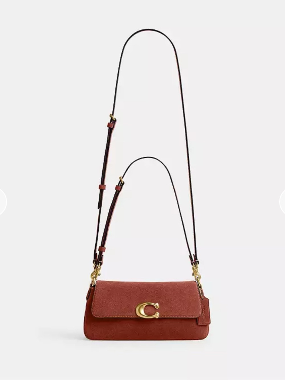 Coach Jet Shoulder Bag in Brass/Clay with Gold Hardware - Picture 2 of 10